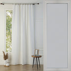 Paul - Cortina Panel - Lino Lavado - Blanco