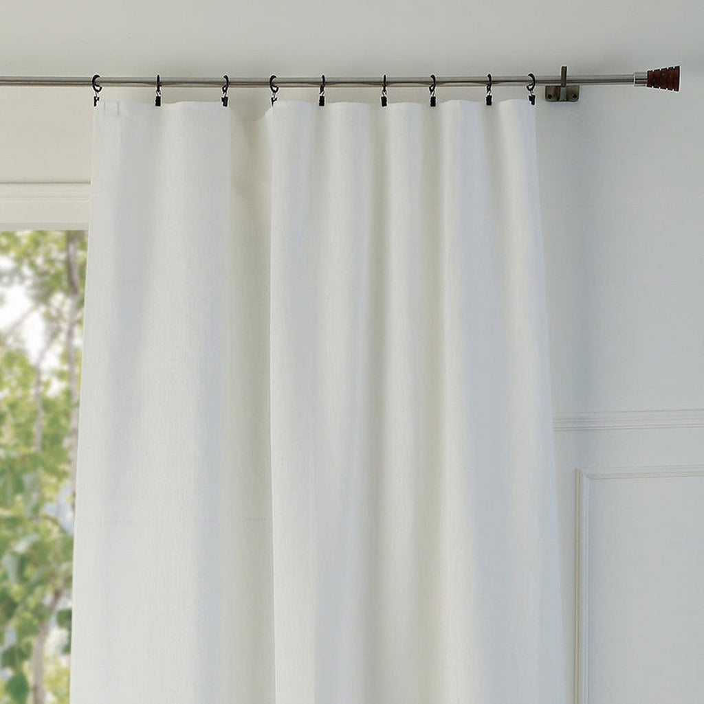 Paul - Cortina Panel - Lino Lavado - Blanco