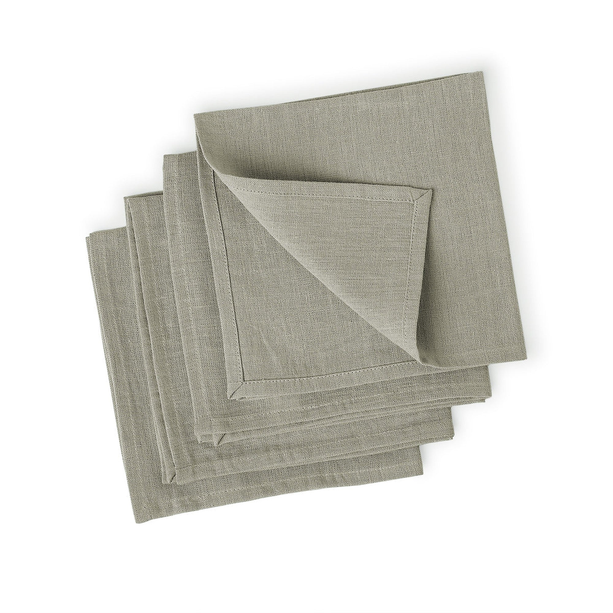 Paul - Lot De 4 Serviettes De Table - Naturel