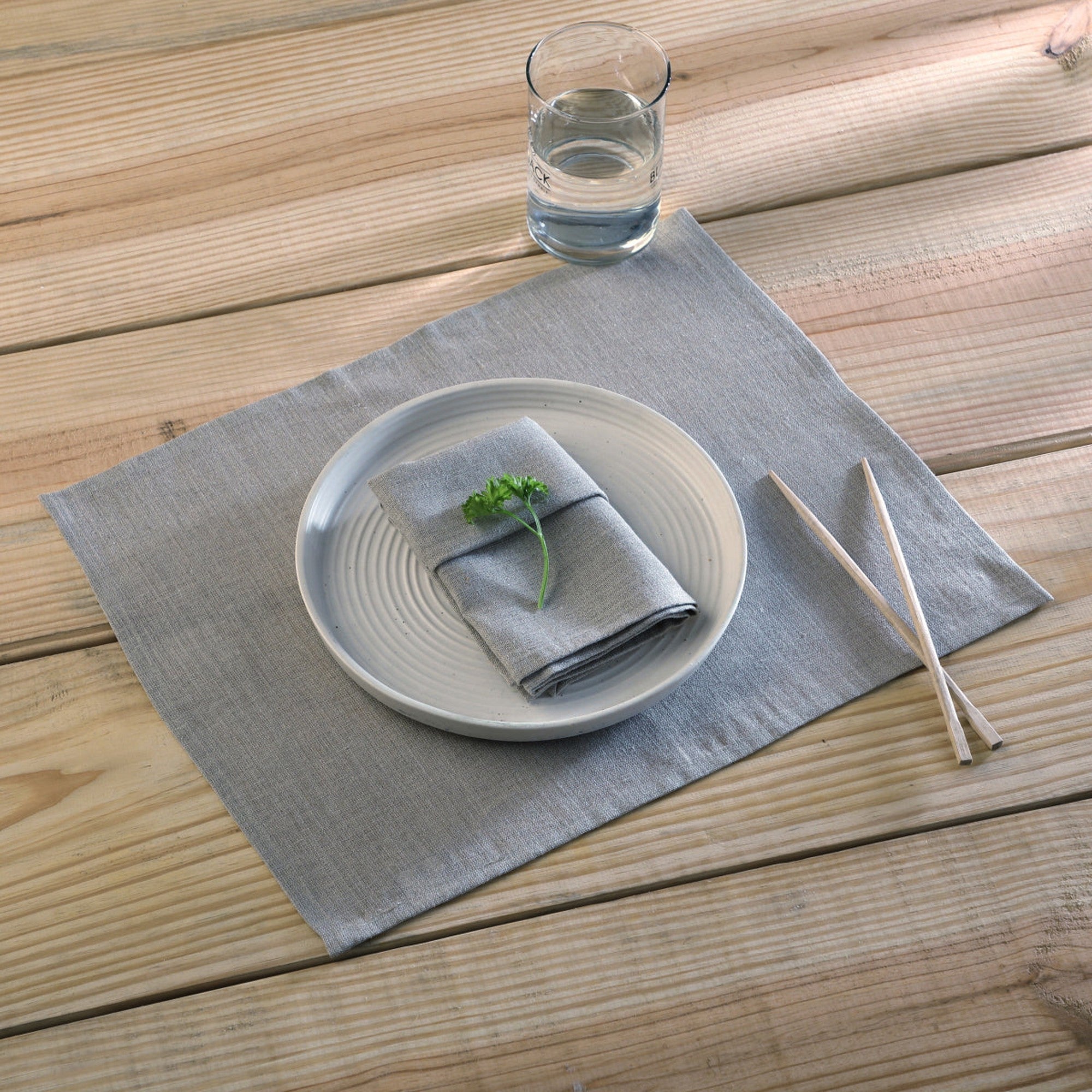 Paul - Lot De 4 Serviettes De Table - Naturel