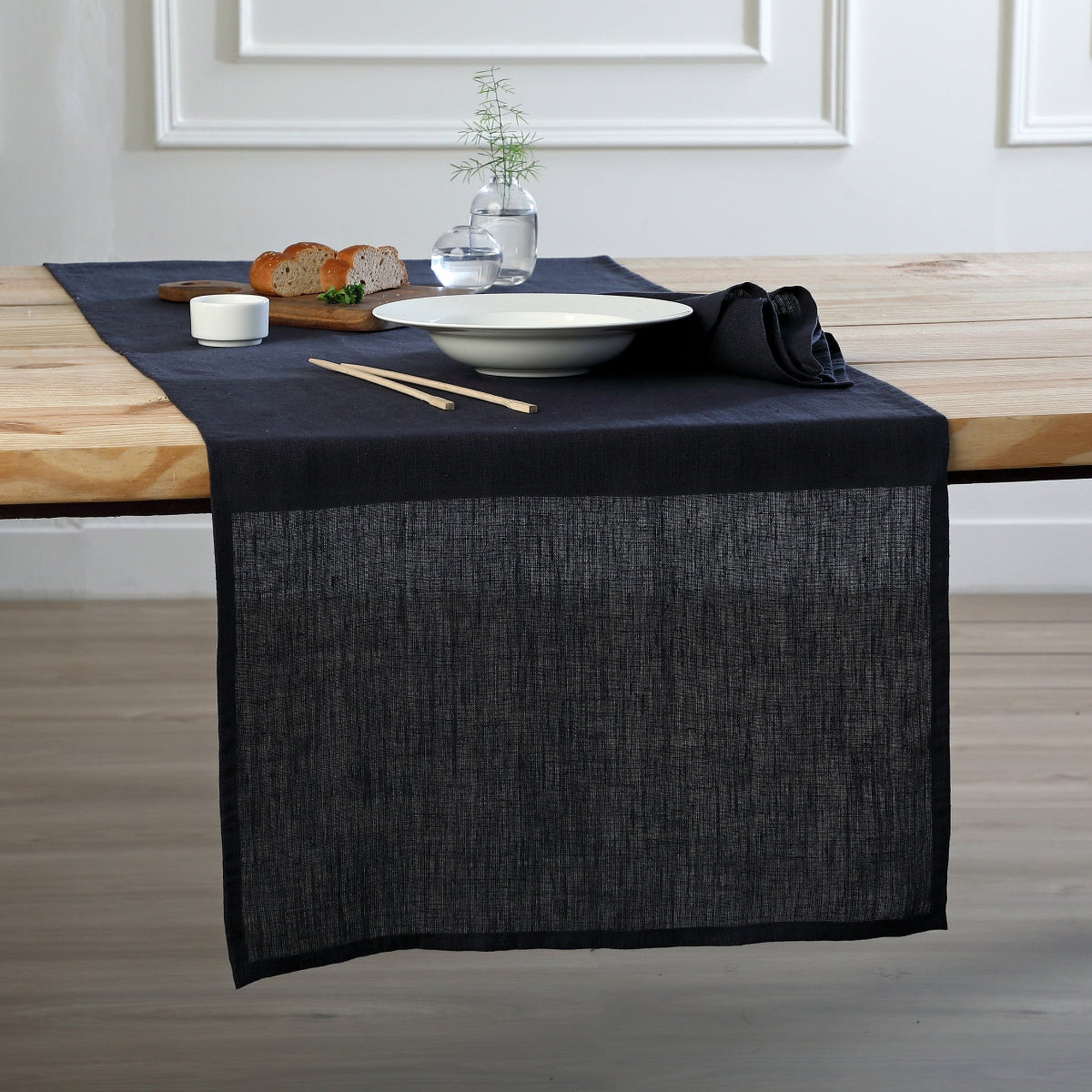 Paul - Lot De 4 Serviettes De Table - Fusain