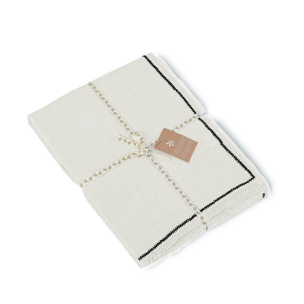 Gabriel - Mantel - Blanco/Negro