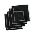 Gabriel - Lot De 4 Serviettes De Table - Fusain/Sable