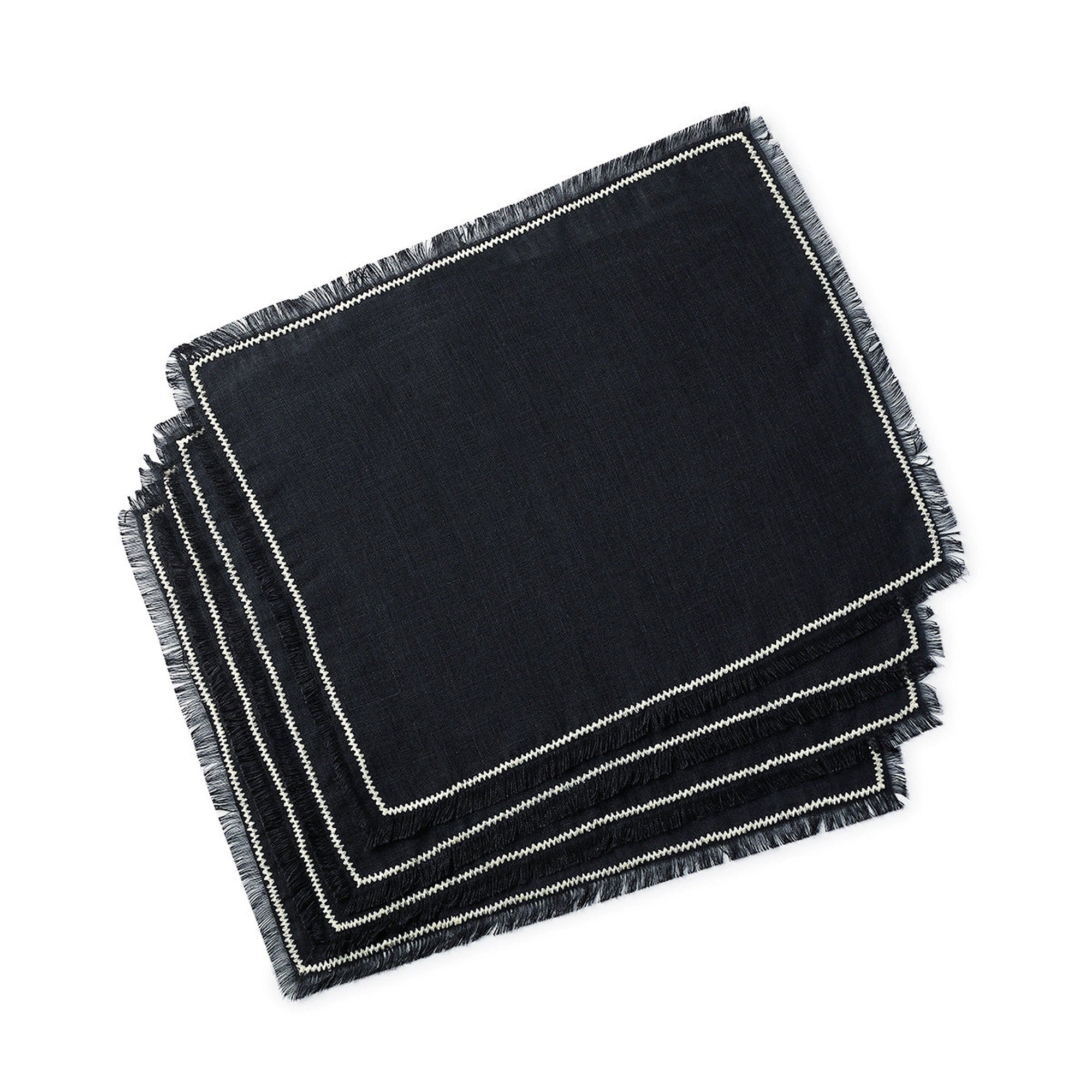 Gabriel - Manteles Individuales (Pack de 4) - Carbón/Arena