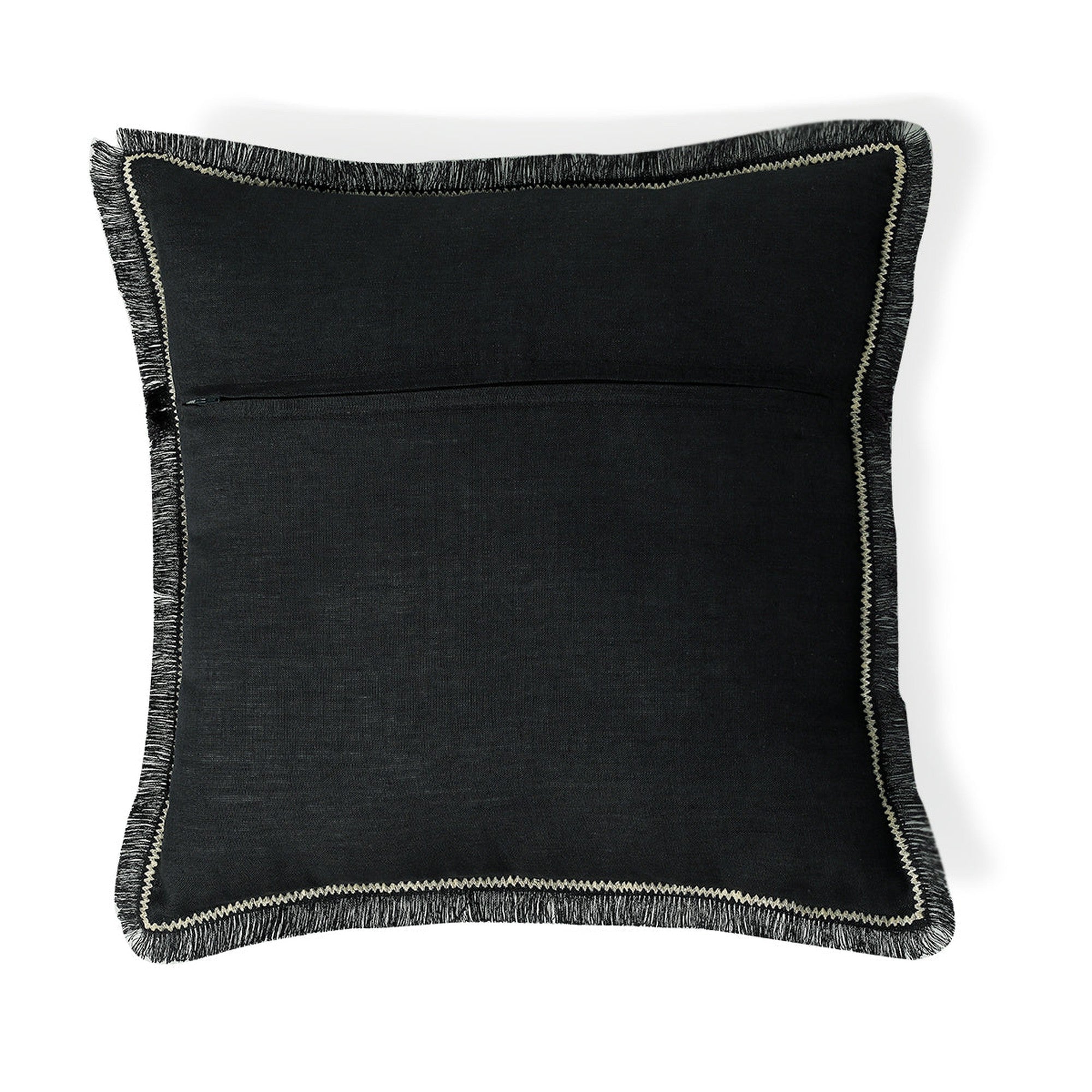Gabriel - Coussin - Lin Lavé - Fusain/Sable