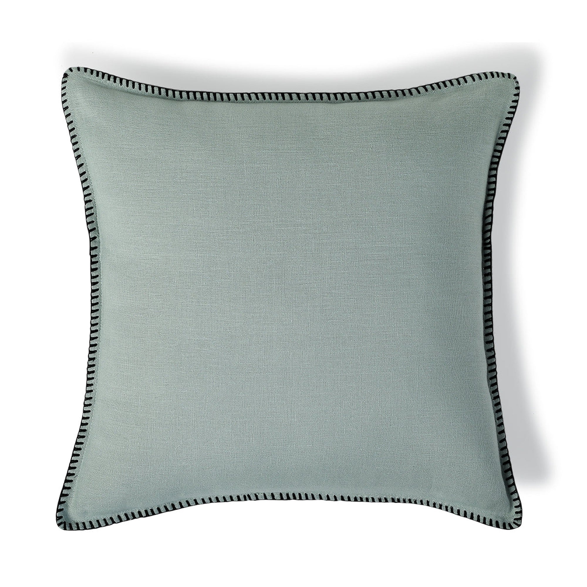 Maxime - Cojín - Lino Lavado - Celadón/Negro