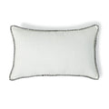 Maxime - Coussin - Lin Lavé - Blanc/Noir