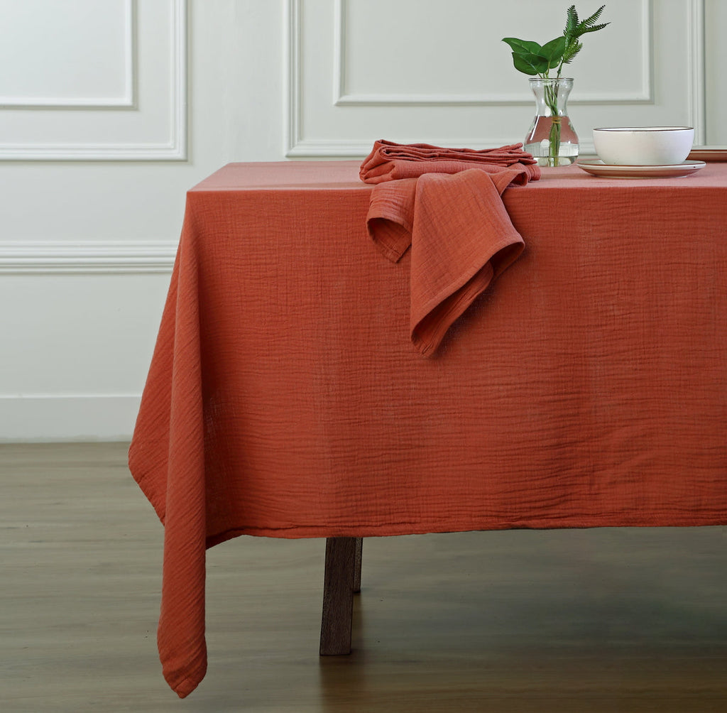 Carla - Mantel - Rojo Toscana