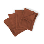 Carla - Pack De 4 Servilletas De Mesa - Rojo Toscana