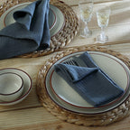 Carla - Set of 4 Napkins - Storm Blue