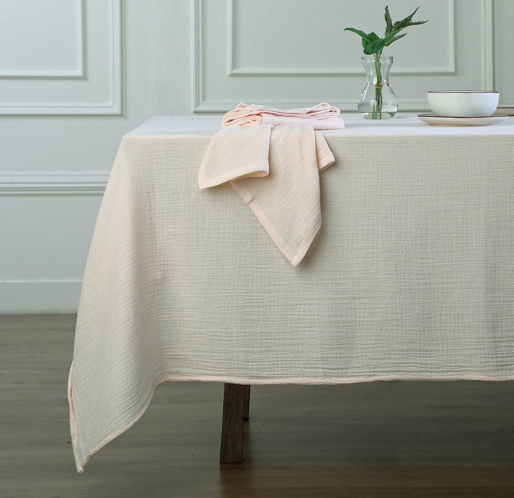 Carla - Set De 4 Servilletas De Mesa - Rosa