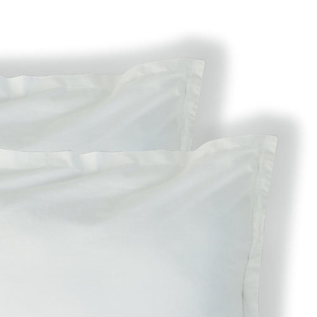Nina - Pillowcase (x2) - Cotton Percale - White