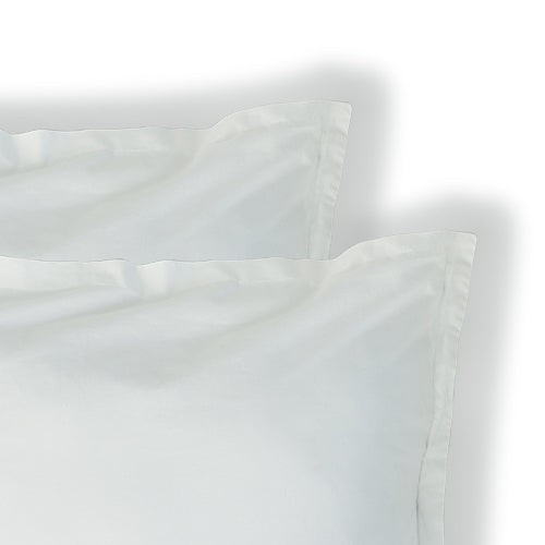 Nina - Pillowcase (x2) - Cotton Percale - White