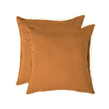 Nina - Lote De 2 Fundas De Almohada - Percal - Caramelo