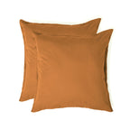Nina - Lote De 2 Fundas De Almohada - Percal - Caramelo