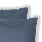 Nina - Funda De Almohada (X2) - Percal De Algodón - Azul Denim