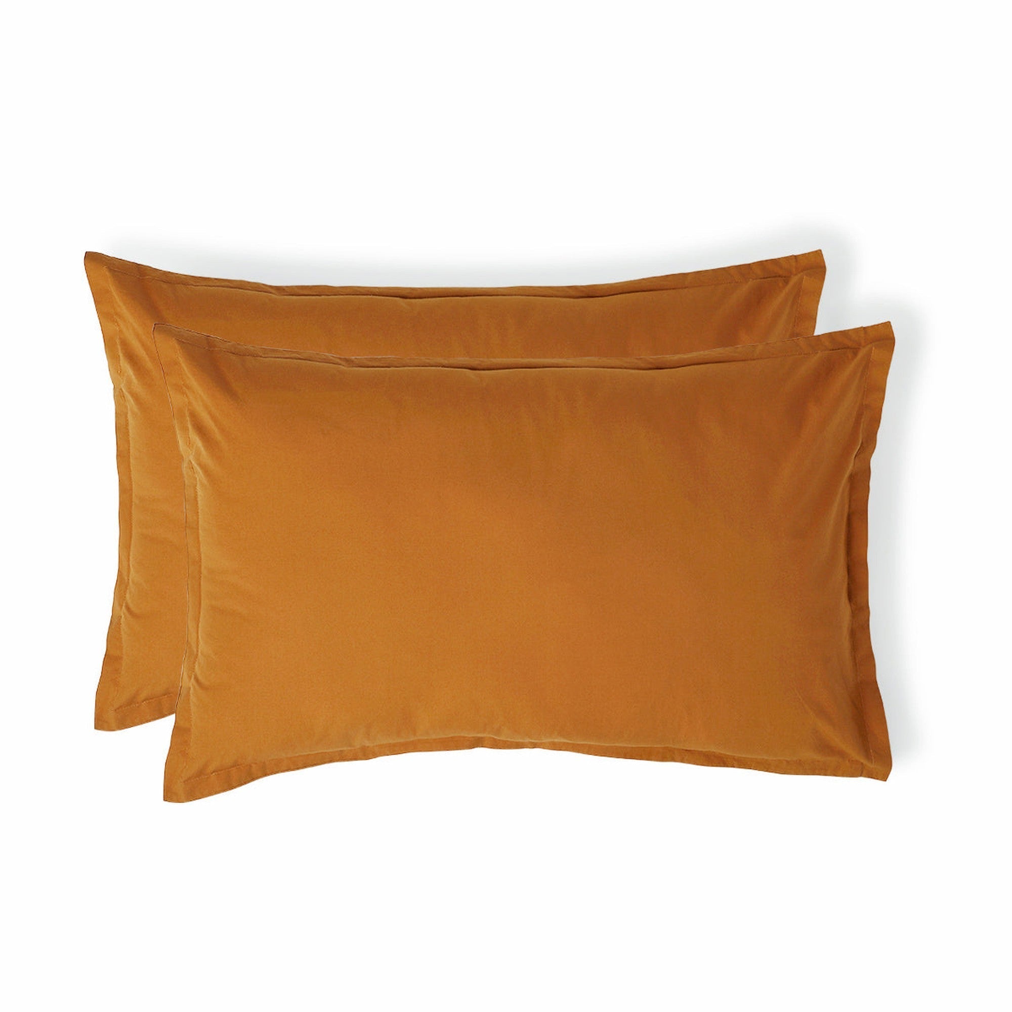 Nina - Lote De 2 Fundas De Almohada - Percal - Caramelo