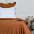 Nina - Lote De 2 Fundas De Almohada - Percal - Caramelo