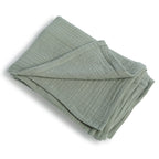 Carla - Lote De 2 Fundas De Almohada - Gasa De Algodón - Celadón
