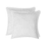 Luna - Pack De 2 Fundas De Almohada - Algodón Lavado - Blanco