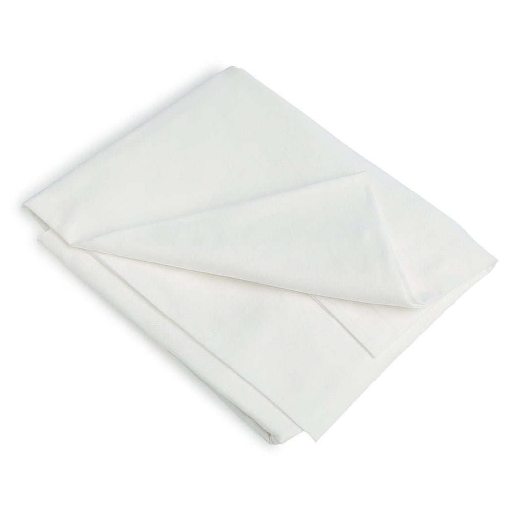 Nina - Fitted Sheet - Cotton Percale - White