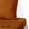 Nina - Drap Plat - Percale - Caramel