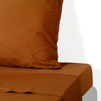 Nina - Drap Plat - Percale - Caramel