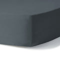Luna - Fitted Sheet - Washed Cotton - Storm Blue
