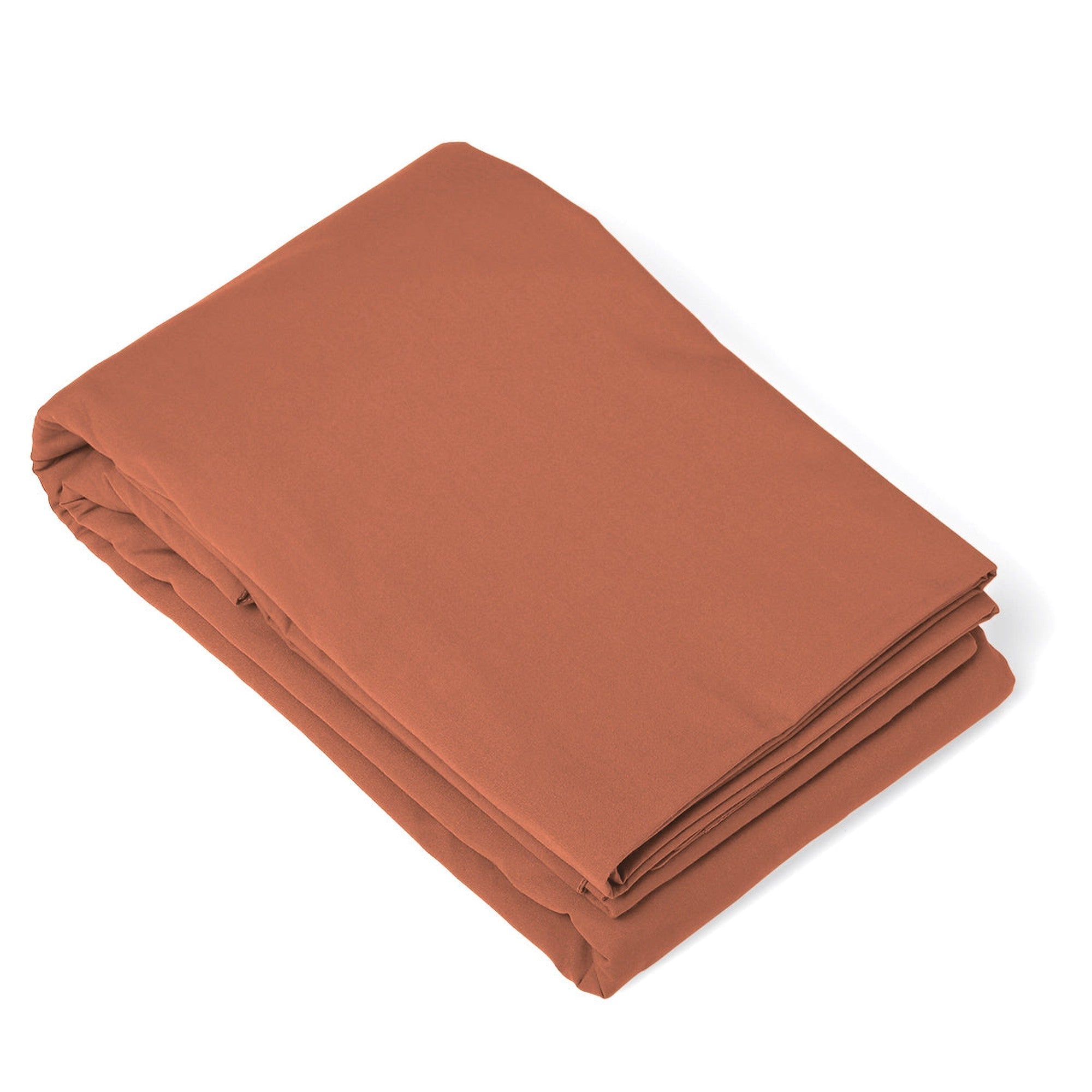 Nina - Duvet Cover - Cotton Percale - Tuscan Red