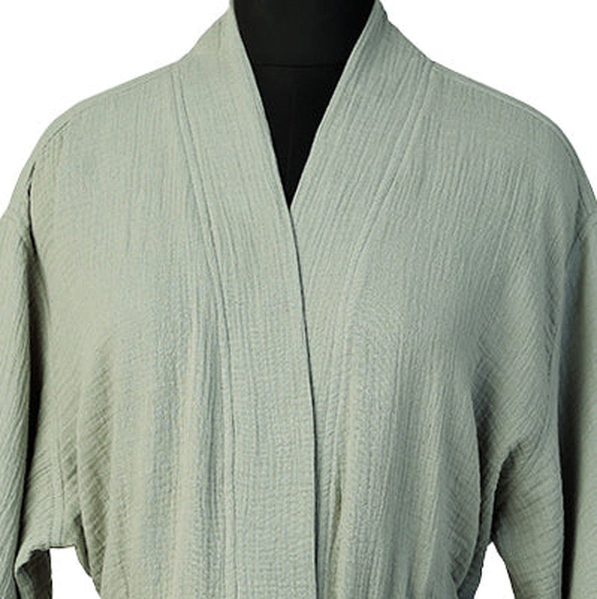 Carla - Batín Kimono - Verde Celadón