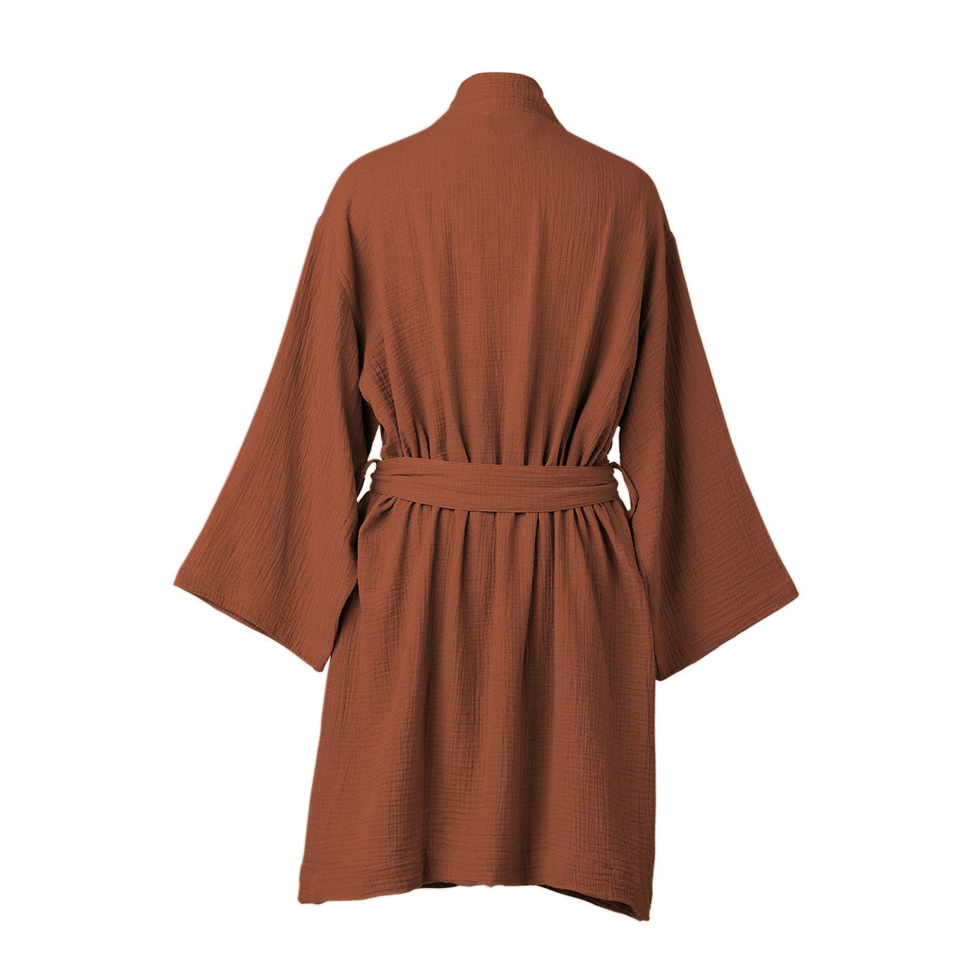 Carla - Batín Kimono - Rojo Toscana