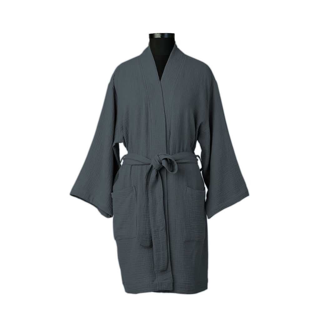 Carla - Albornoz Kimono - Azul Tormenta