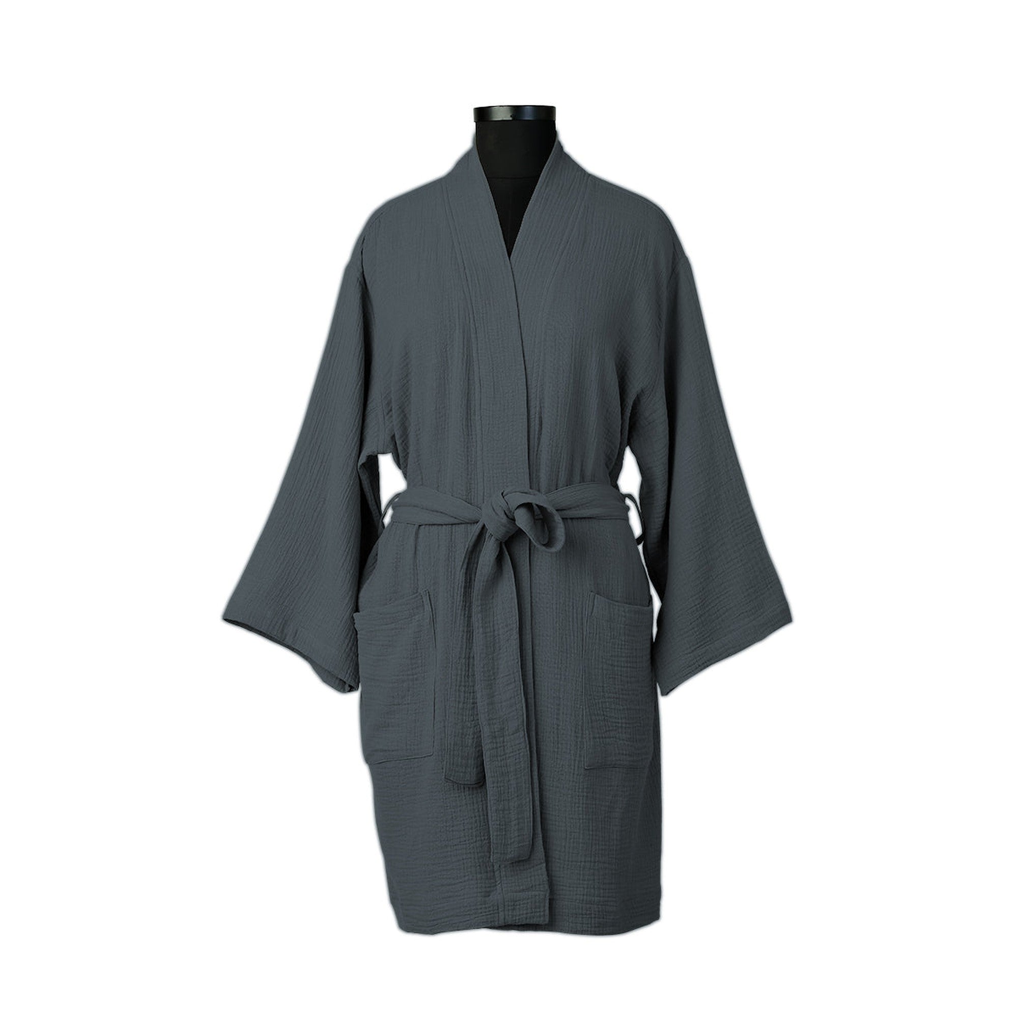 Carla - Albornoz Kimono - Azul Tormenta