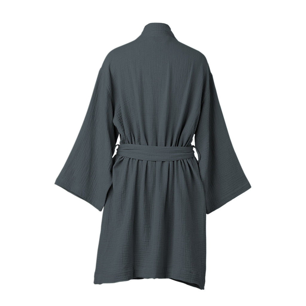 Carla - Albornoz Kimono - Azul Tormenta