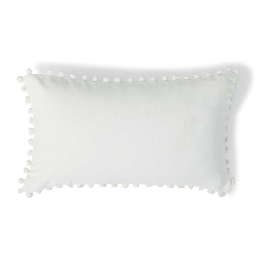 Velvet - Housse De Coussin - Velours De Coton - Écru
