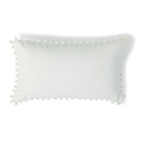 Velvet - Housse De Coussin - Velours De Coton - Écru
