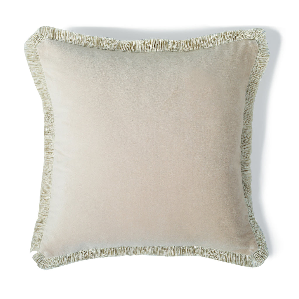 Riva - Cushion Cover - Cotton Velvet - Beige