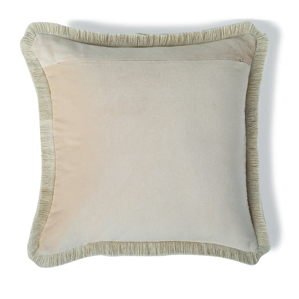 Riva - Cushion Cover - Cotton Velvet - Beige