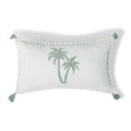 Oasis - Housse De Coussin - Bleu Orage
