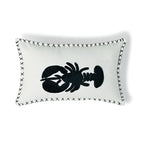 Lobster - Housse De Coussin - Bleu Marine