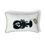 Lobster - Housse De Coussin - Bleu Marine