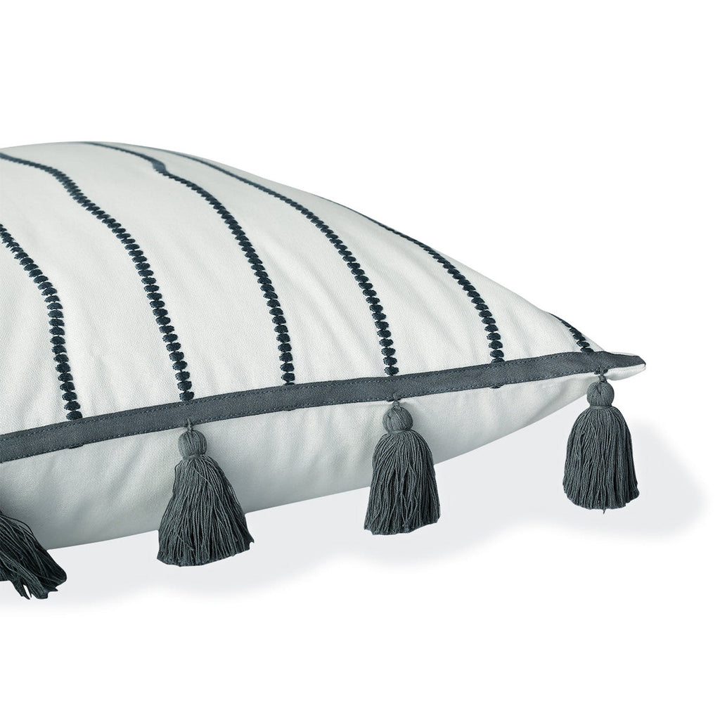 Baja - Coussin - Toile De Coton - Bleu Orage