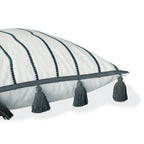 Baja - Coussin - Toile De Coton - Bleu Orage
