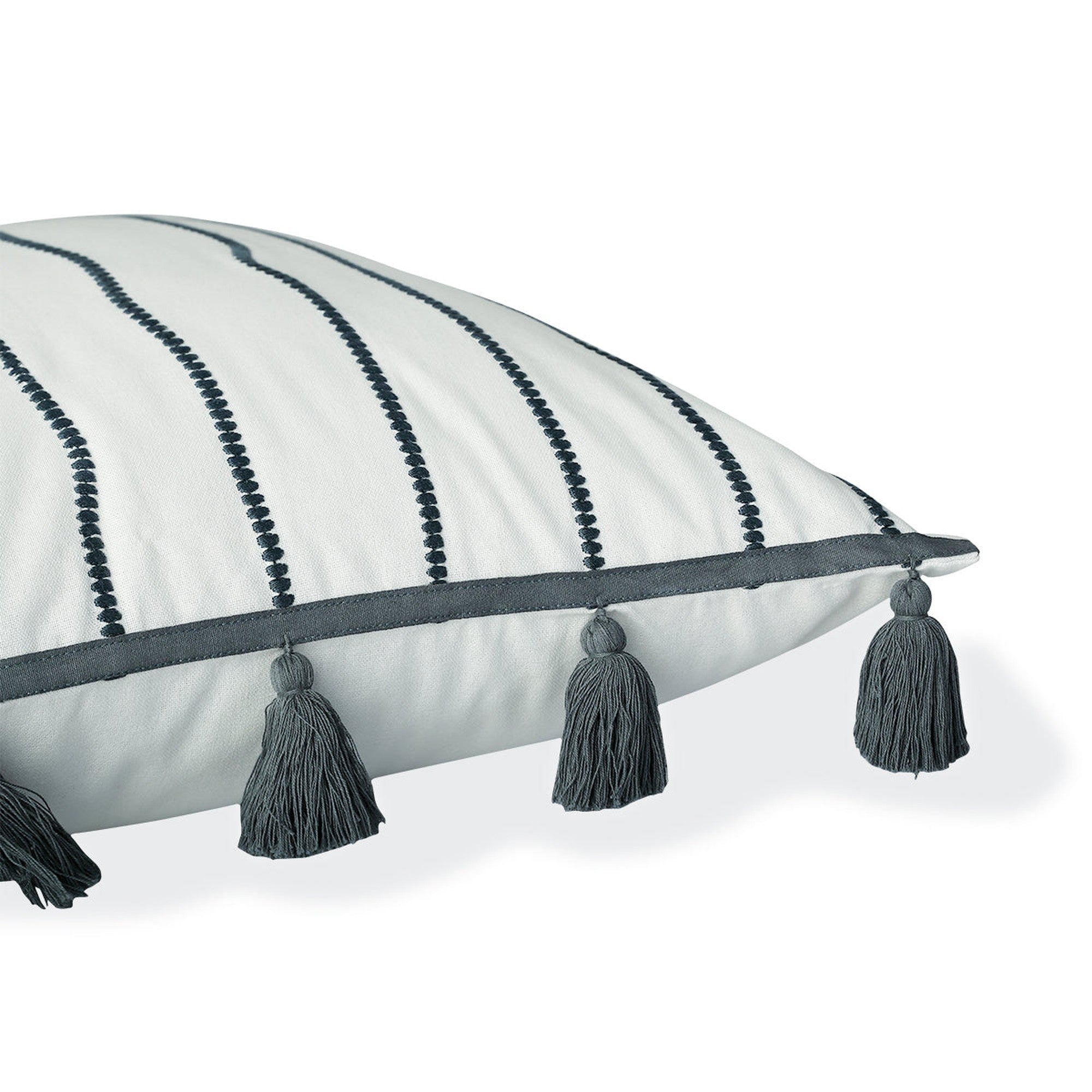 Baja - Coussin - Toile De Coton - Bleu Orage