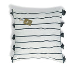 Baja - Coussin - Toile De Coton - Bleu Orage
