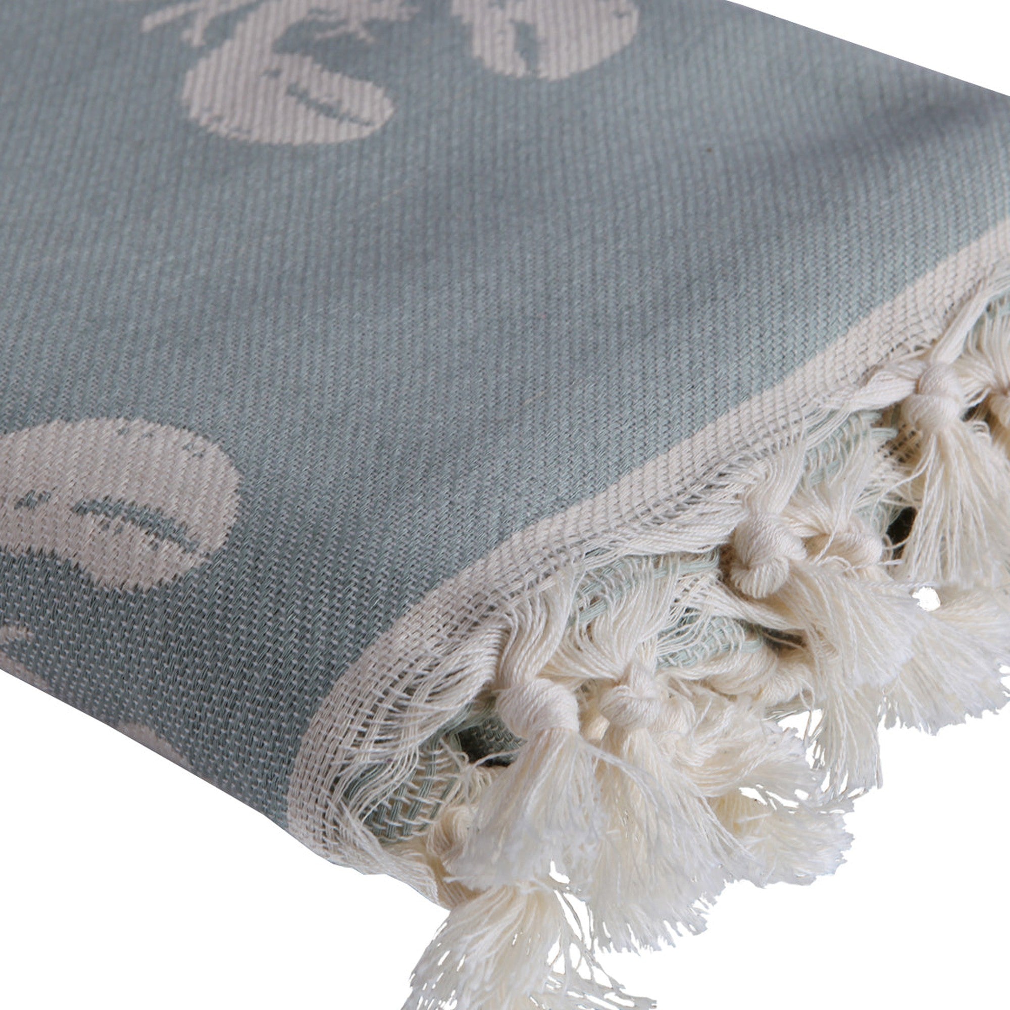 Langosta - Fouta Jacquard - Verde Agua