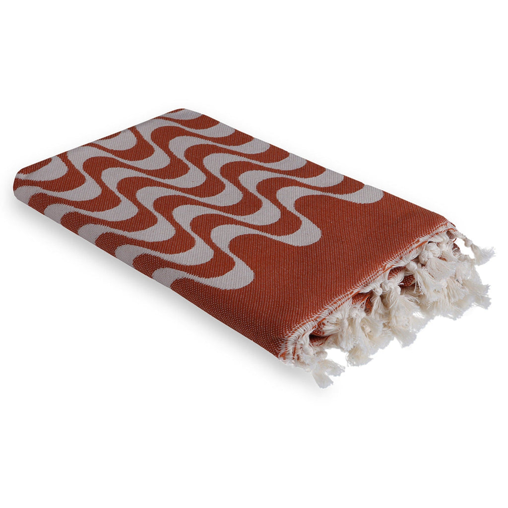 Cabana - Fouta Jacquard - Terracota