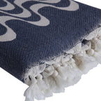 Cabana - Fouta Jacquard - Azul Marino