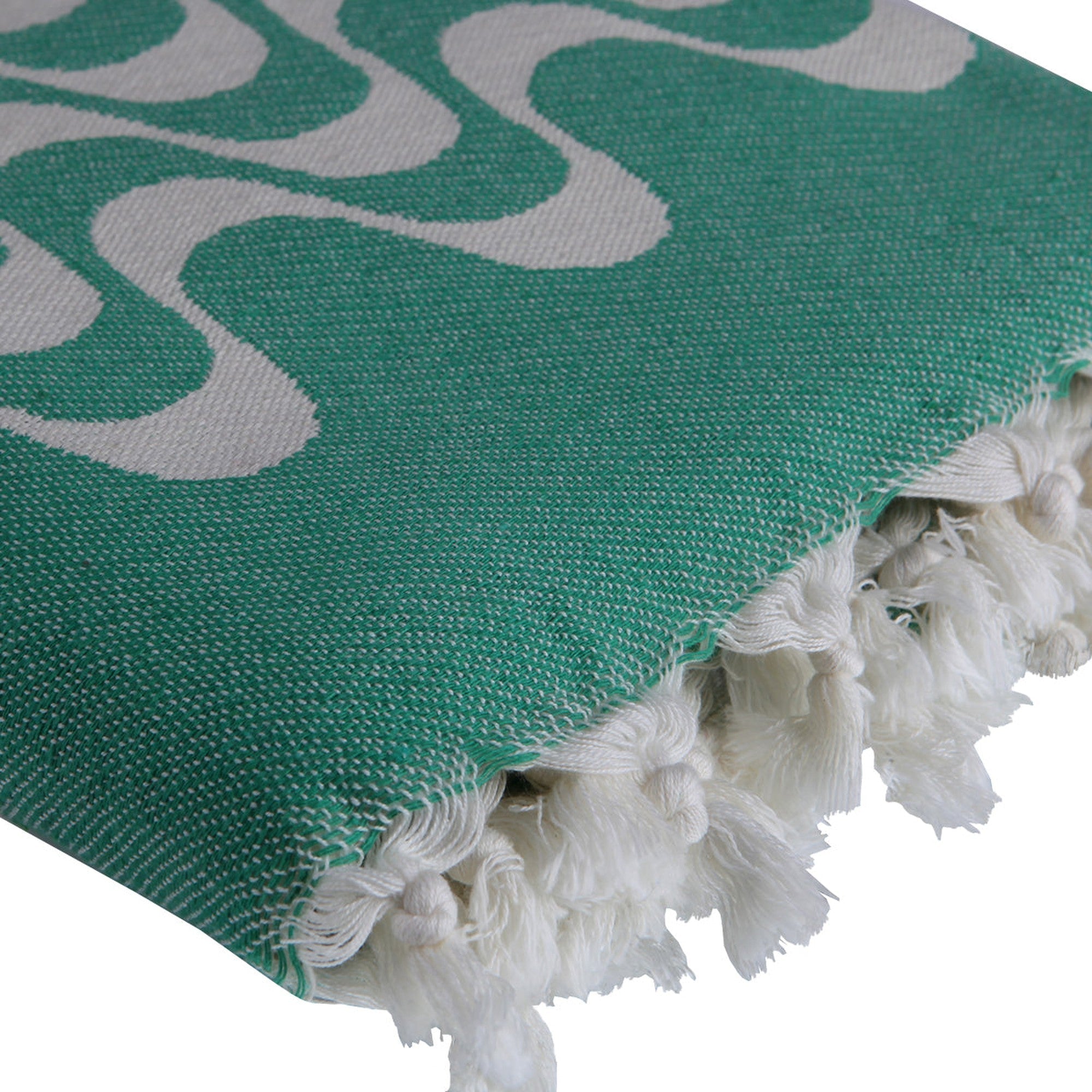 Cabana - Fouta Jacquard - Verde Brasil