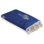 Palmera - Fouta Jacquard - Azul Griego